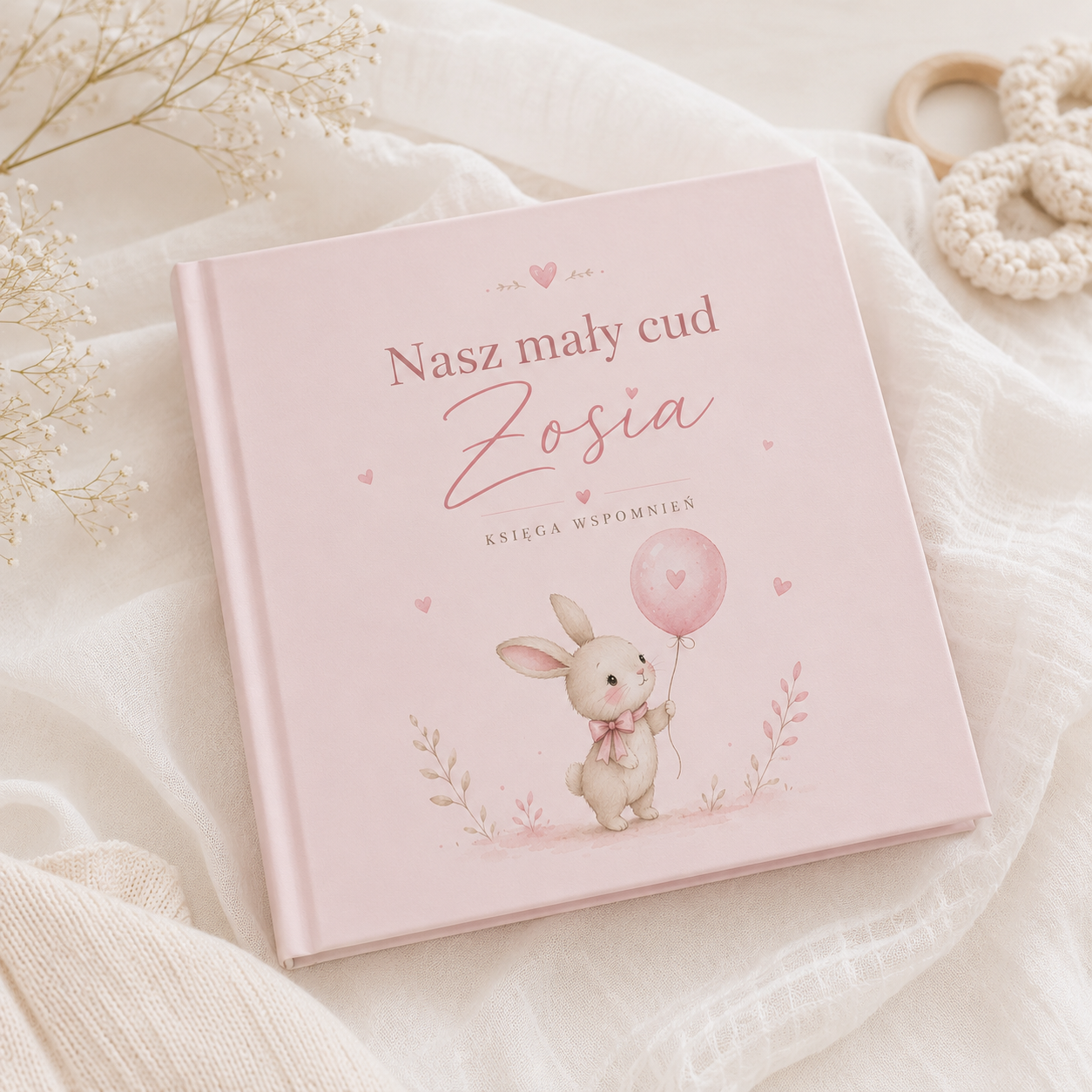 Personalizowany album dla dziecka „Nasz mały cud”